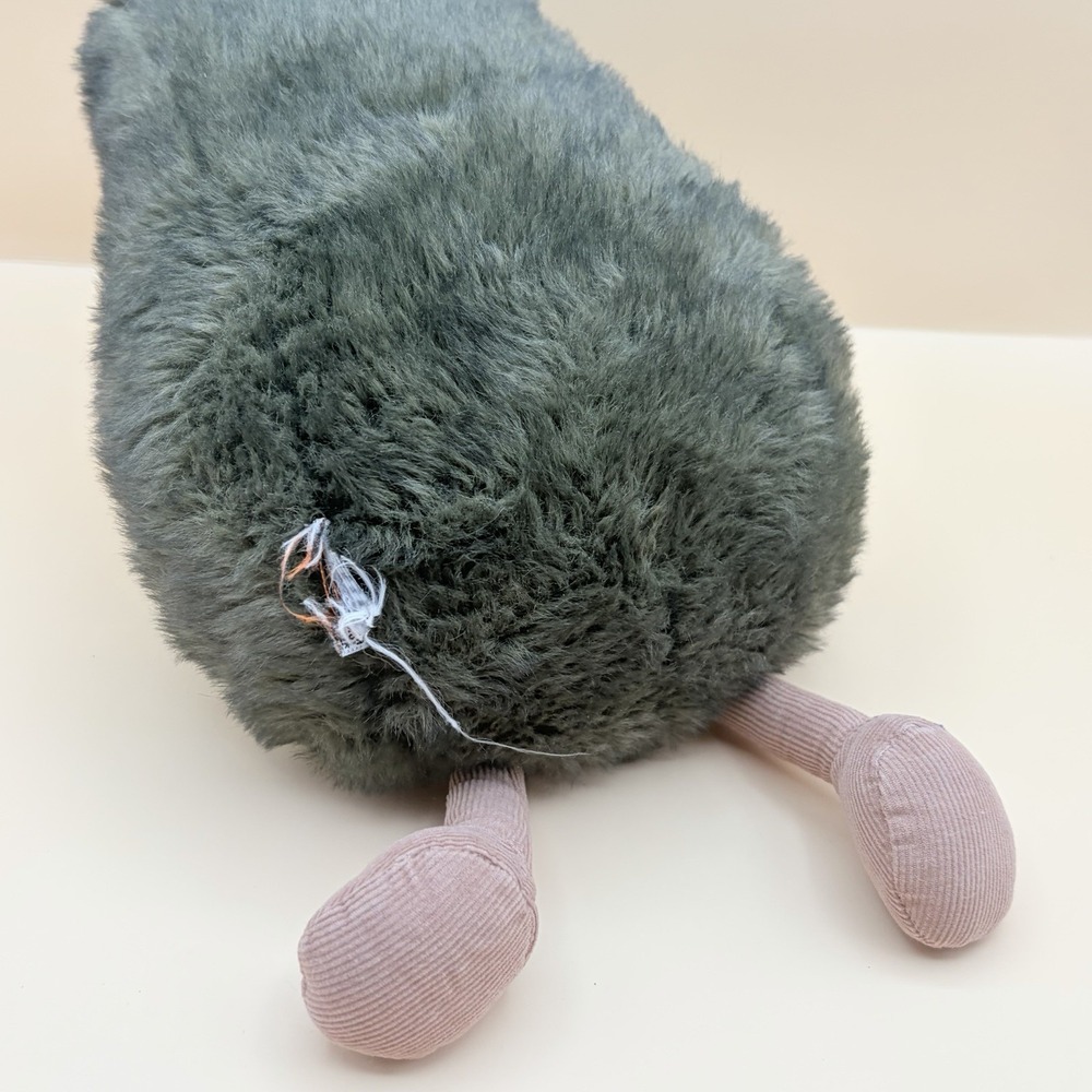 Jellycat Amuseables Avocado Plush Food Series Green Vegetable Seed Bashful 12" - Picture 5 of 6